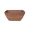 Luxe Party Mahogany Collection Large 9" Square Serving Bowl